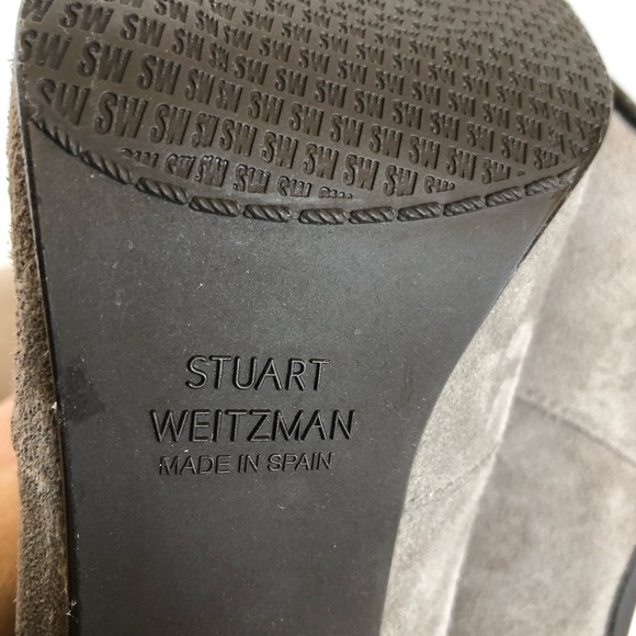 Stuart Weitzman Highland Boot in Topo Suede - Picture 11 of 14